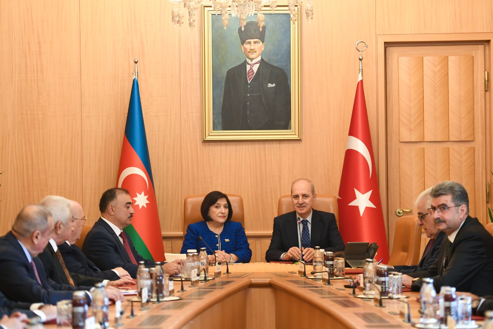 Спикер Милли Меджлиса Сагиба Гафарова встретилась с председателем Великого Национального Собрания Турции